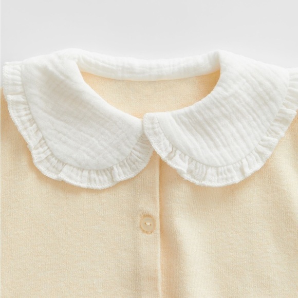 Zara Baby Girl Toddler Knit Cardigan with Peter Pan Collar - Picture 1 of 6